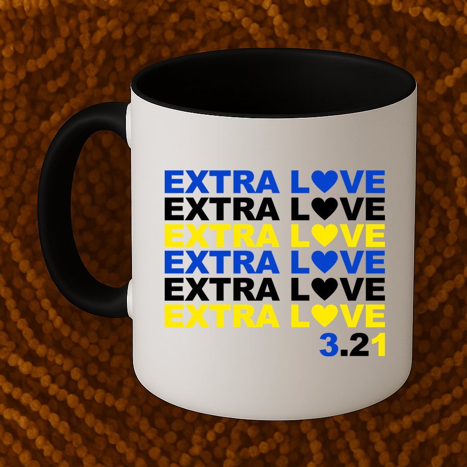 Extra Love Down Syndrome March Mug