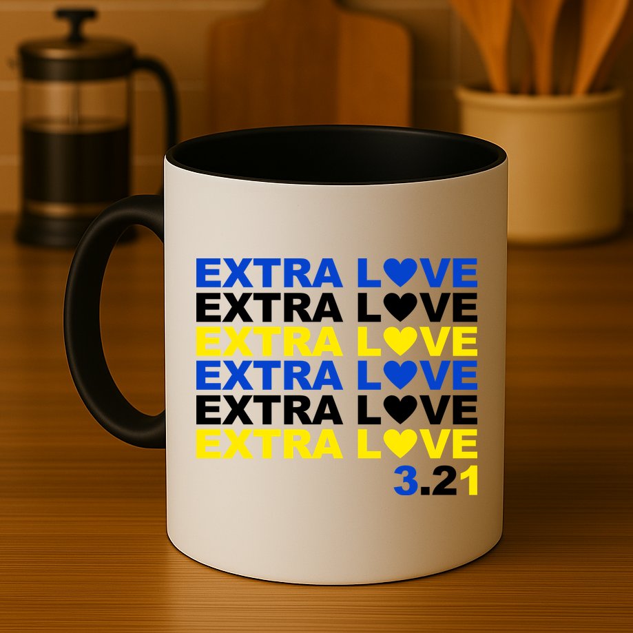 Extra Love Down Syndrome March Mug