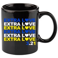 Extra Love Down Syndrome March 11oz C Handle Ceramic Mug
