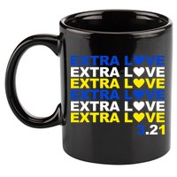 Extra Love Down Syndrome March 11oz C Handle Ceramic Mug