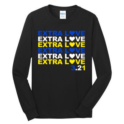 Extra Love Down Syndrome March Tall Long Sleeve T-Shirt