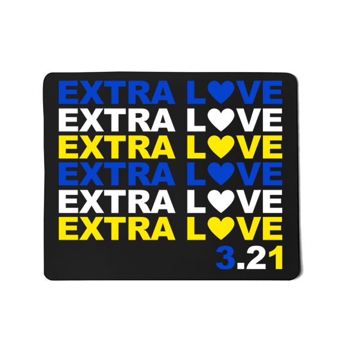 Extra Love Down Syndrome March Mousepad