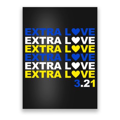 Extra Love Down Syndrome March Poster