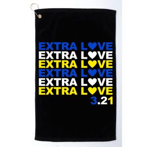 Extra Love Down Syndrome March Platinum Collection Golf Towel