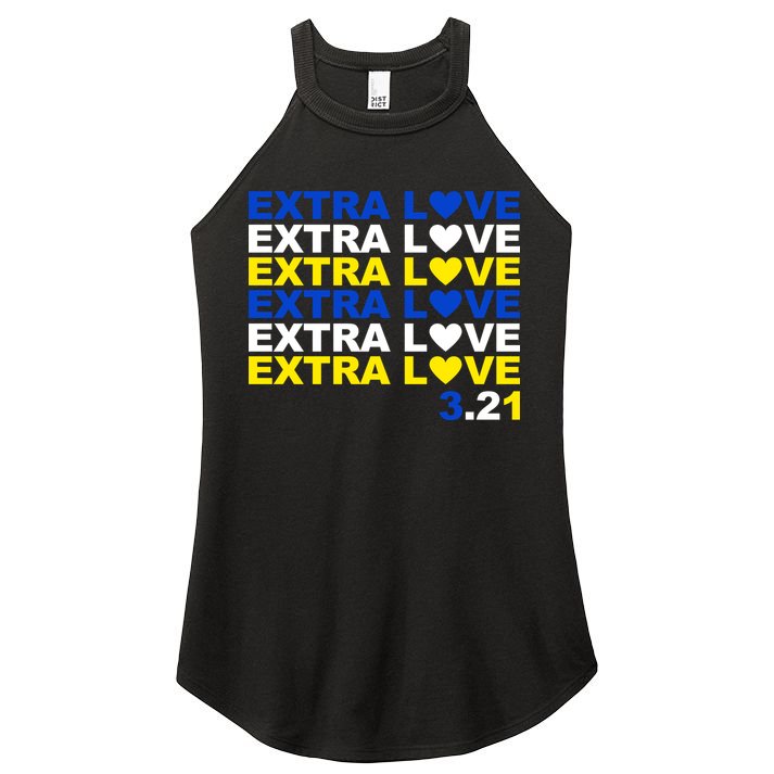 Extra Love Down Syndrome March Women's Perfect Tri Rocker Tank