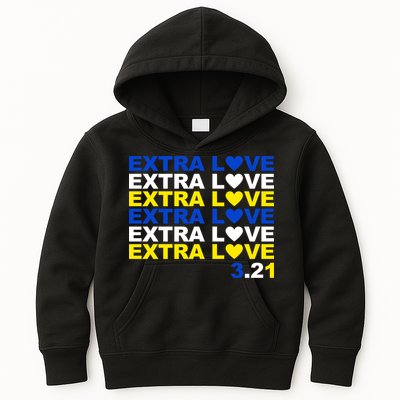 Extra Love Down Syndrome March Kids Hoodie