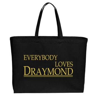 Everybody Loves Draymond Bay Area Basketball Fan Cotton Canvas Jumbo Tote