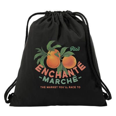 Enchante Lemon Daniel Ricciardo George Russell Wearing RIC3 Enchante Lemon Drawstring Bag