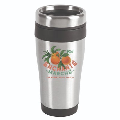 Enchante Lemon Daniel Ricciardo George Russell Wearing RIC3 Enchante Lemon 16oz Travel Tumbler
