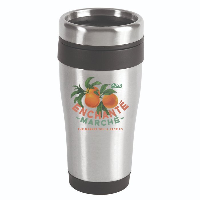 Enchante Lemon Daniel Ricciardo George Russell Wearing RIC3 Enchante Lemon 16oz Travel Tumbler