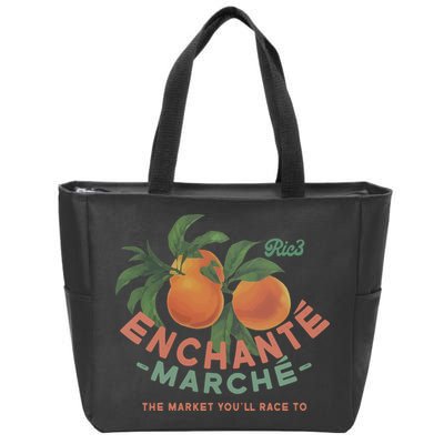 Enchante Lemon Daniel Ricciardo George Russell Wearing RIC3 Enchante Lemon Zip Tote Bag