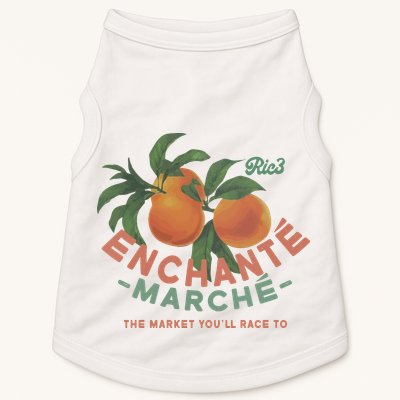 Enchante Lemon Daniel Ricciardo George Russell Wearing RIC3 Enchante Lemon Doggie Tank