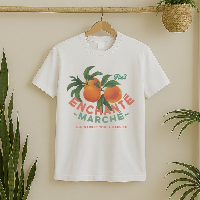 Enchante Lemon Daniel Ricciardo George Russell Wearing RIC3 Enchante Lemon T-Shirt