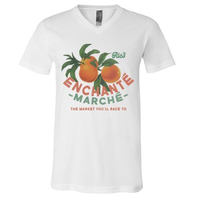 Enchante Lemon Daniel Ricciardo George Russell Wearing RIC3 Enchante Lemon V-Neck T-Shirt