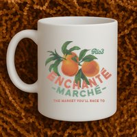 Enchante Lemon Daniel Ricciardo George Russell Wearing RIC3 Enchante Lemon Mug