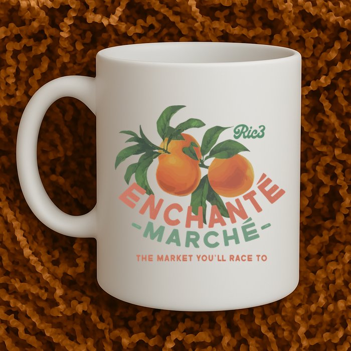 Enchante Lemon Daniel Ricciardo George Russell Wearing RIC3 Enchante Lemon Mug