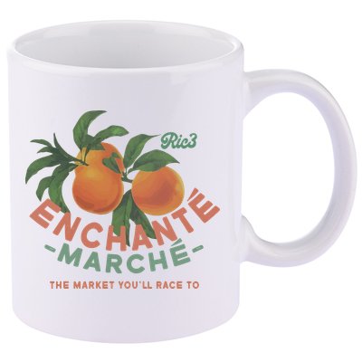 Enchante Lemon Daniel Ricciardo George Russell Wearing RIC3 Enchante Lemon 11oz C Handle Ceramic Mug