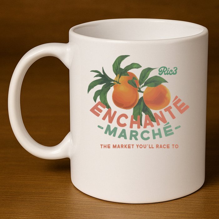 Enchante Lemon Daniel Ricciardo George Russell Wearing RIC3 Enchante Lemon 11oz C Handle Ceramic Mug