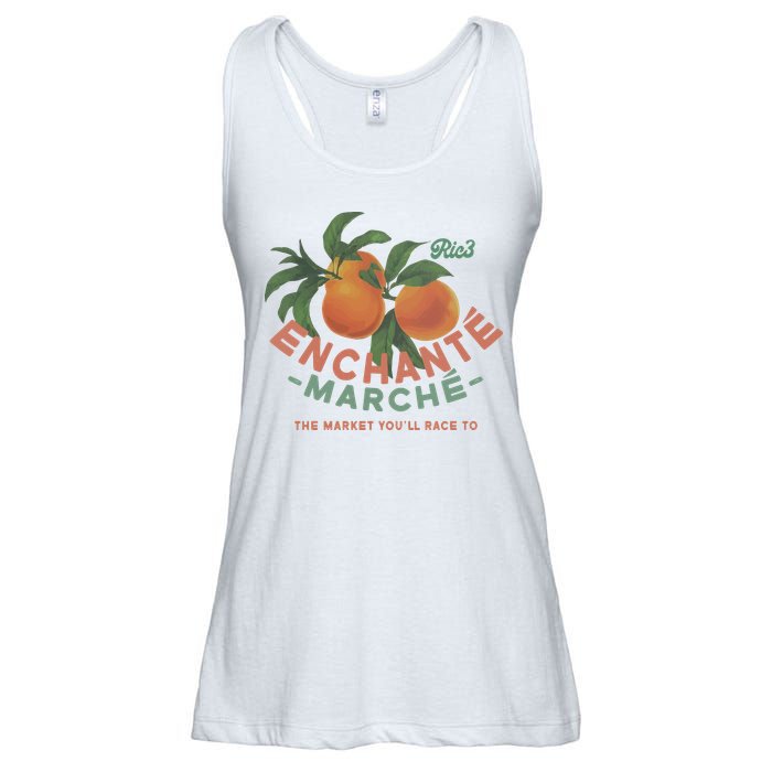 Enchante Lemon Daniel Ricciardo George Russell Wearing RIC3 Enchante Lemon Ladies Essential Flowy Tank