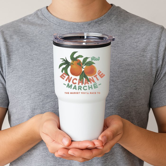 Enchante Lemon Daniel Ricciardo George Russell Wearing RIC3 Enchante Lemon Tumbler