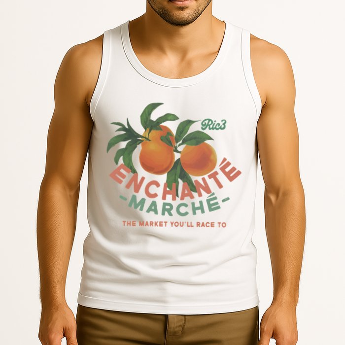 Enchante Lemon Daniel Ricciardo George Russell Wearing RIC3 Enchante Lemon Tank Top