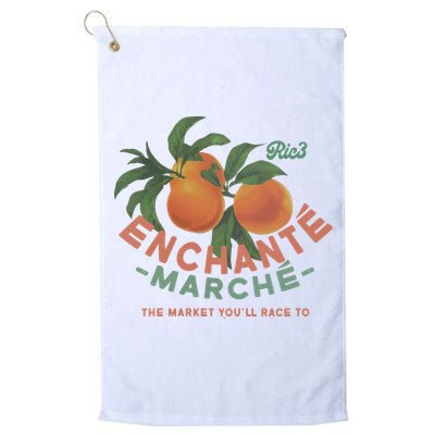 Enchante Lemon Daniel Ricciardo George Russell Wearing RIC3 Enchante Lemon Golf Towel