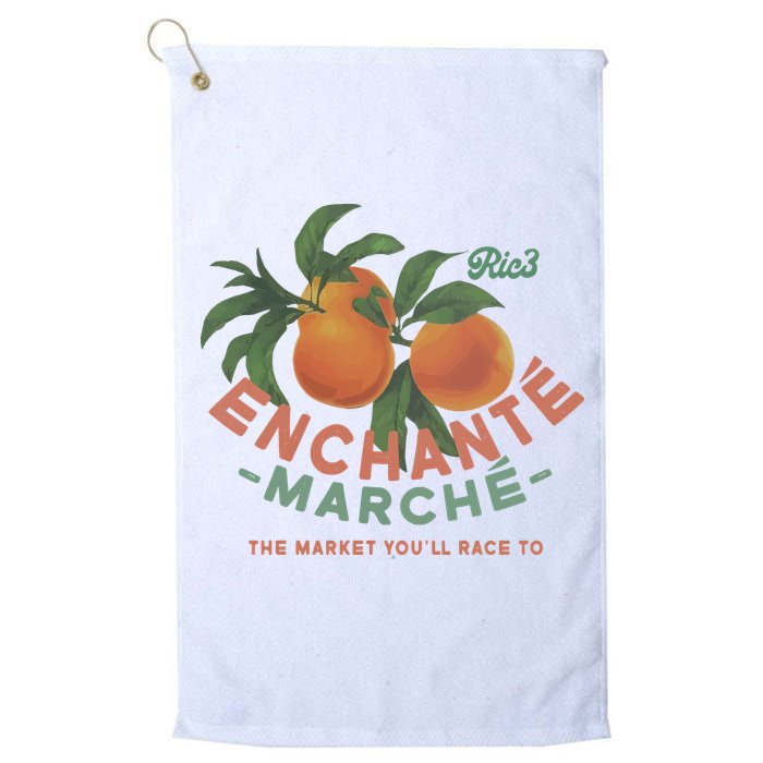 Enchante Lemon Daniel Ricciardo George Russell Wearing RIC3 Enchante Lemon Golf Towel