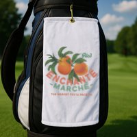 Enchante Lemon Daniel Ricciardo George Russell Wearing RIC3 Enchante Lemon Golf Towel
