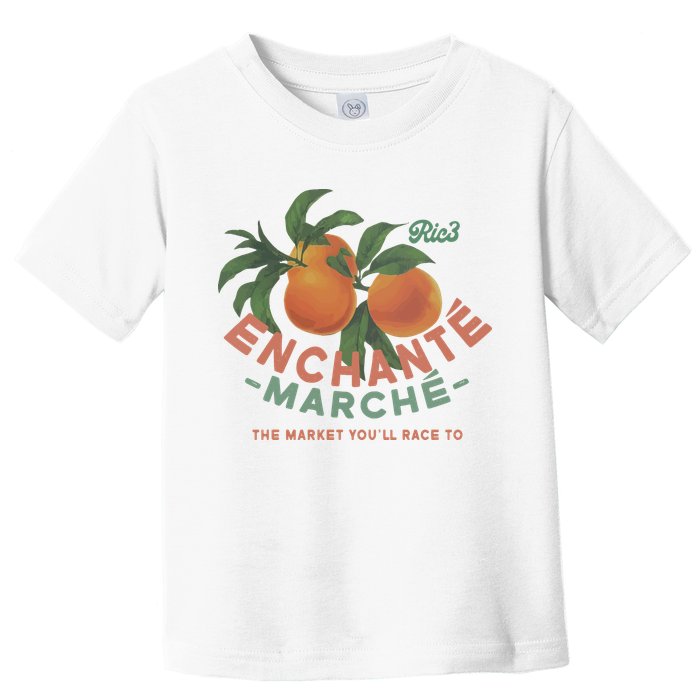 Enchante Lemon Daniel Ricciardo George Russell Wearing RIC3 Enchante Lemon Toddler T-Shirt