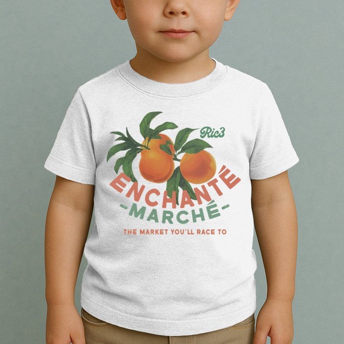 Enchante Lemon Daniel Ricciardo George Russell Wearing RIC3 Enchante Lemon Toddler T-Shirt