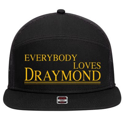 Everybody Loves Draymond Bay Area Basketball Fan 7 Panel Mesh Trucker Snapback Hat