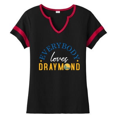 Everybody Loves Draymond Bay Area Basketball Ladies Halftime Notch Neck Tee