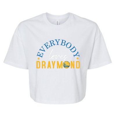 Everybody Loves Draymond Bay Area Basketball Bella+Canvas Jersey Crop Tee