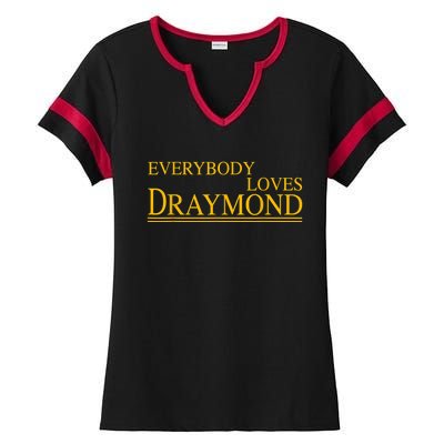 Everybody Loves Draymond Bay Area Basketball Fan Ladies Halftime Notch Neck Tee