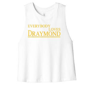 Everybody Loves Draymond Bay Area Basketball Fan Women's Racerback Cropped Tank