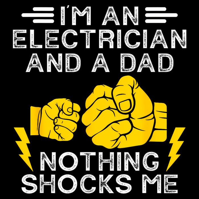 Electrician Lineman Dad Joke For Electrical Engineer Father 7-Panel Snapback Hat