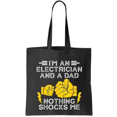 Electrician Lineman Dad Joke For Electrical Engineer Father Bag