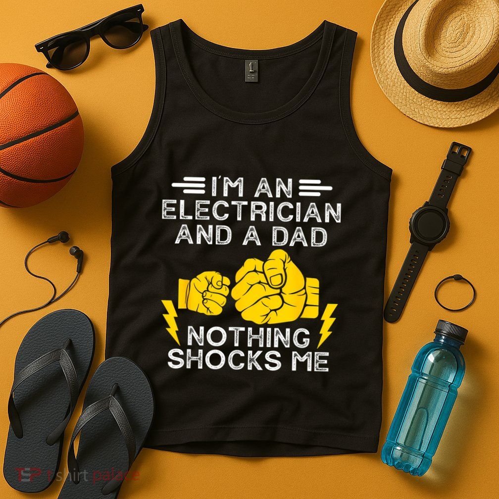 Electrician Lineman Dad Joke For Electrical Engineer Father Tank Top
