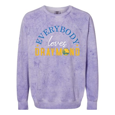 Everybody Loves Draymond Bay Area Basketball Colorblast Crewneck Sweatshirt