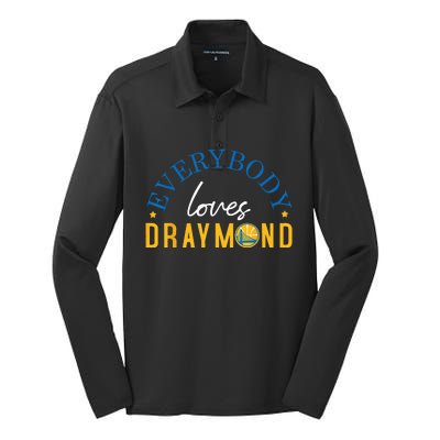 Everybody Loves Draymond Bay Area Basketball Silk Touch Performance Long Sleeve Polo