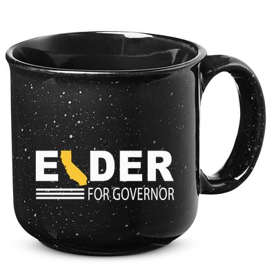 Elder For Governor California 15oz Campfire Ceramic Mug