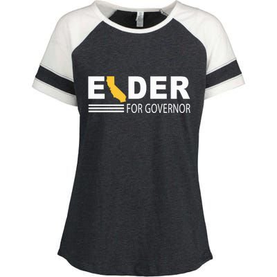 Elder For Governor California Enza Ladies Jersey Colorblock Tee