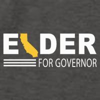 Elder For Governor California Vector Backpack