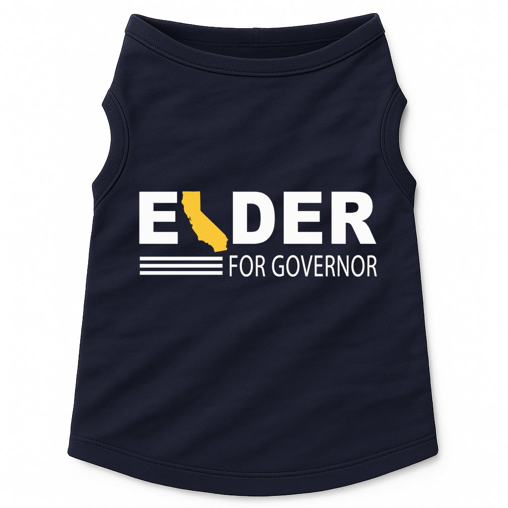 Elder For Governor California Doggie Tank