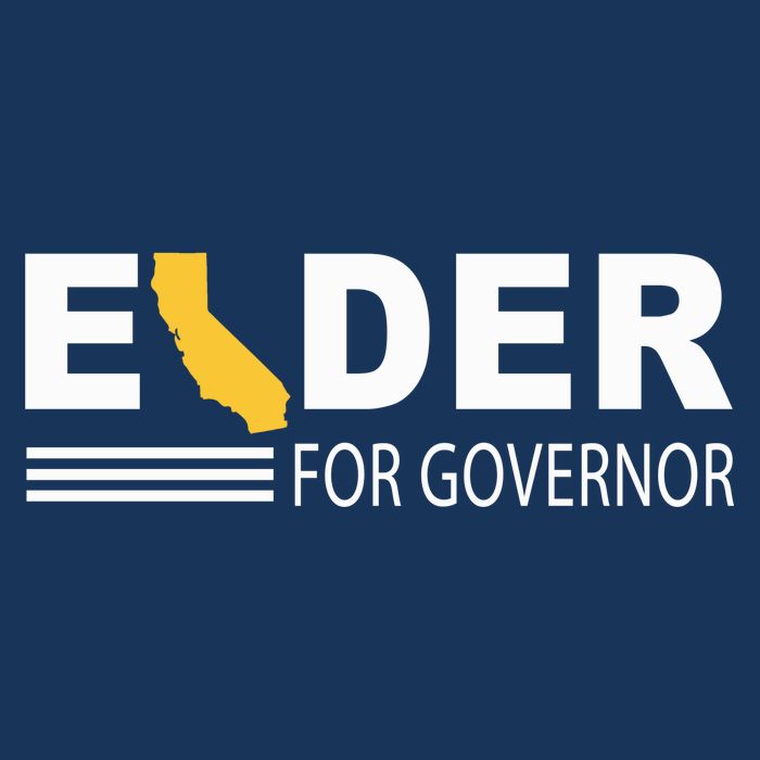 Elder For Governor California Womens Tank Top