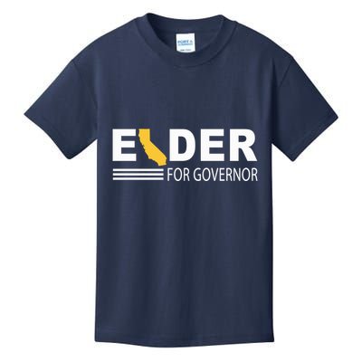 Elder For Governor California Kids T-Shirt