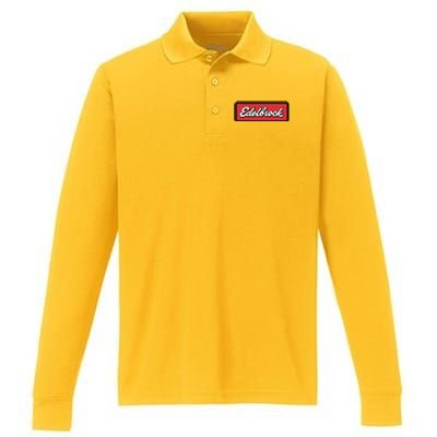 Edelbrock Logo Performance Long Sleeve Polo