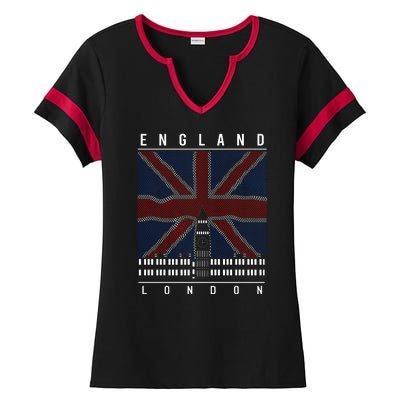 England London Ladies Halftime Notch Neck Tee