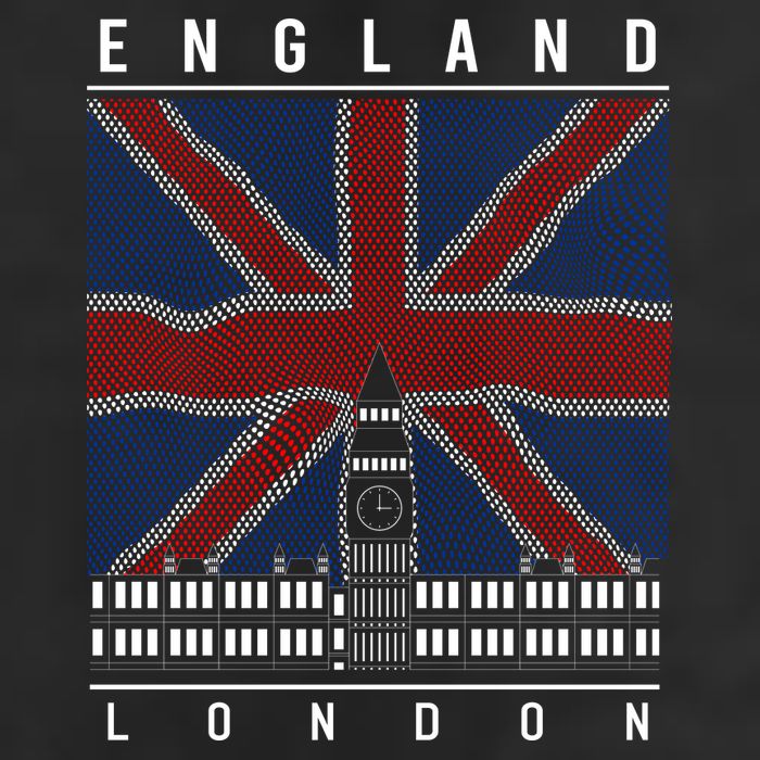 England London 7 Panel Mesh Trucker Snapback Hat