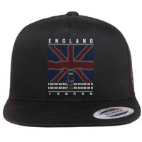 England London Flat Bill Trucker Hat